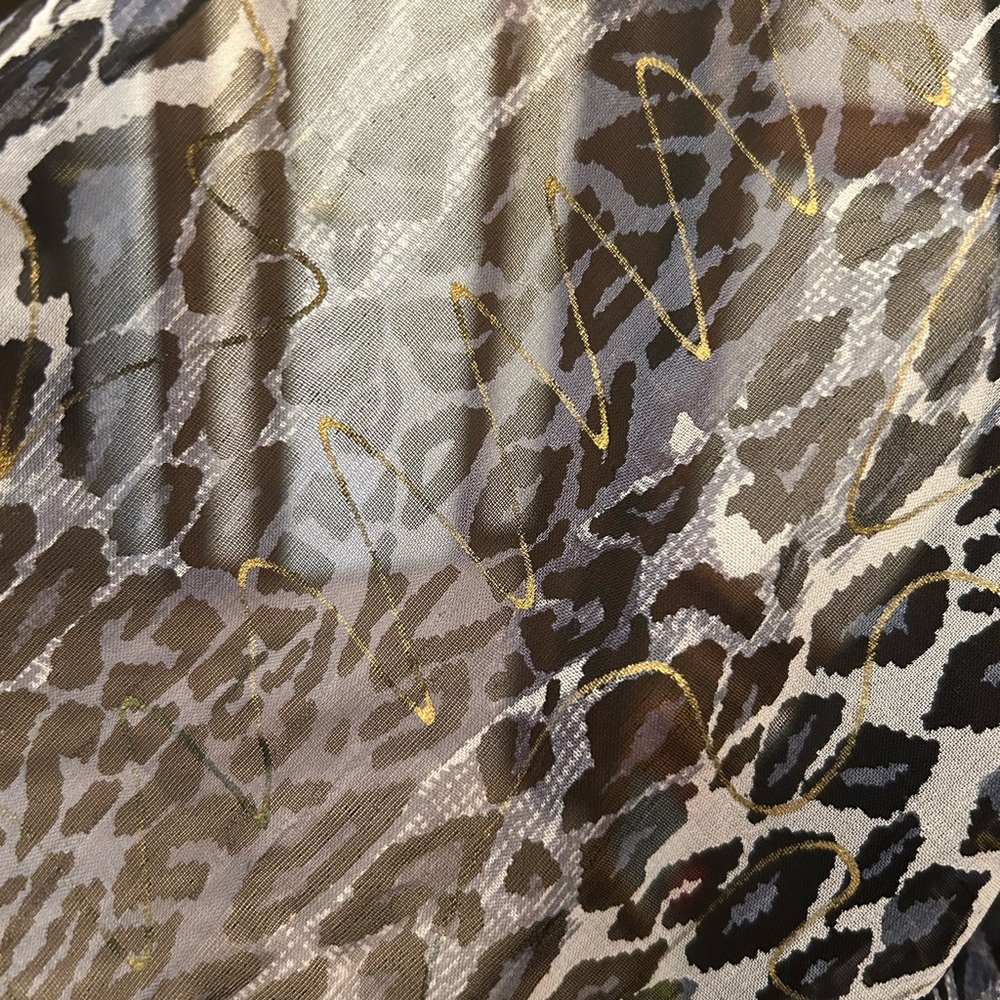 Leopard Print Scarf - Picture 5 of 5